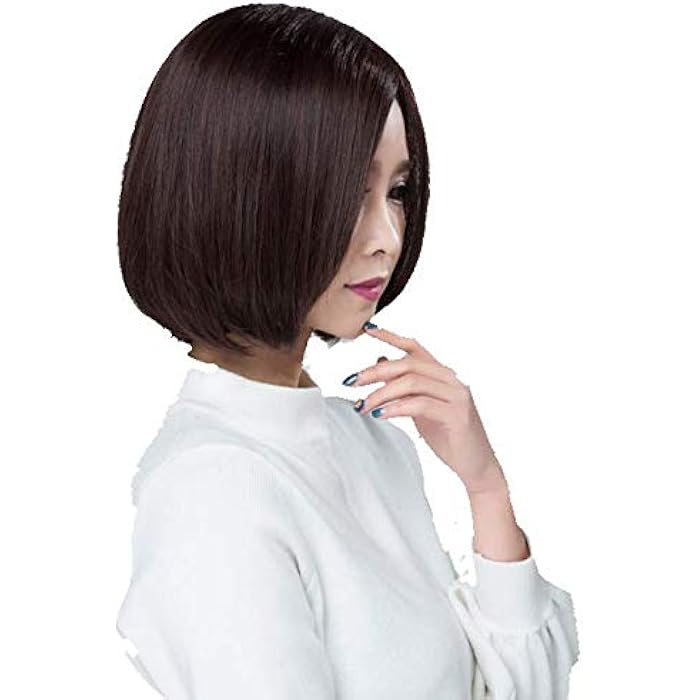 DILLARDS Wig Wave Head Chemical Fiber High Temperature Wire Short Straight Hair Ladies - Image 4